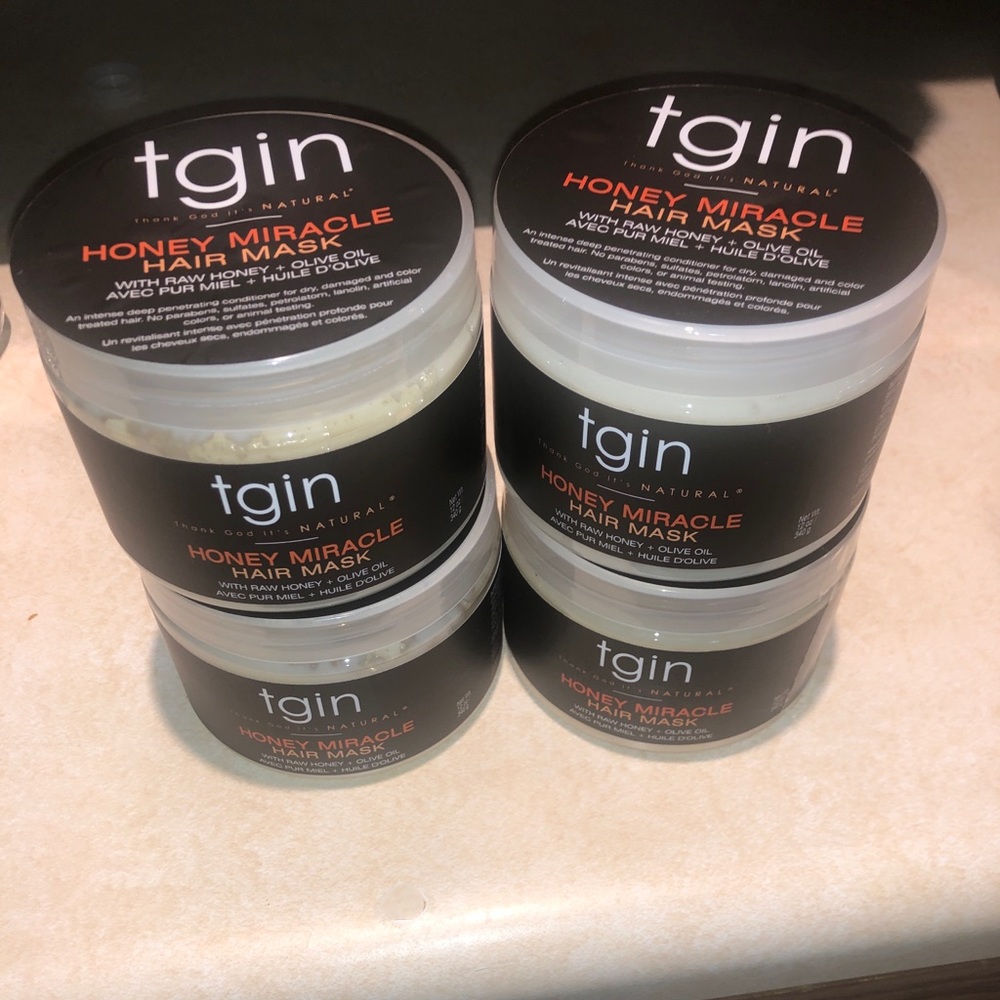 Four TGIN Honey Miracle Hair Mask!!
